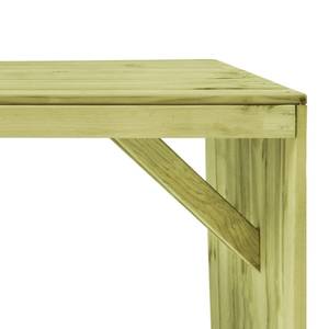 Gartentisch Braun - Massivholz - Holzart/Dekor - 220 x 80 x 220 cm