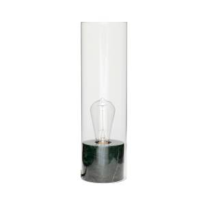 Tischlampe Elegant Grün - Glas - 12 x 40 x 12 cm