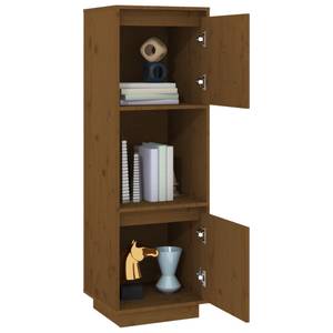 Highboard DE9912 Massivholz - 35 x 117 x 38 cm