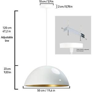 Pendelleuchte Groß Lipeo Lampe Weiß