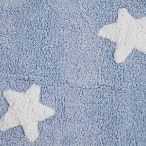 Tapis 6168 Bleu - Fibres naturelles - Textile - 120 x 2 x 160 cm