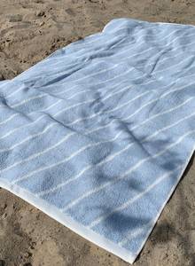 Serviette bleu Bleu - Fibres naturelles - 50 x 100 x 50 cm