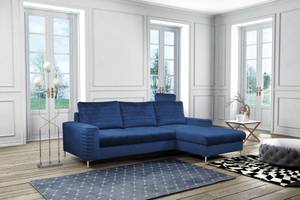 Ecksofa Cami Marineblau