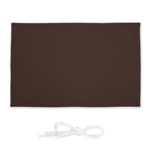 Voile d'ombrage rectangulaire marron 400 x 200 cm