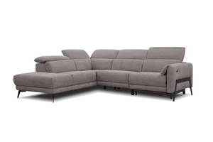 Ecksofa Scala (5-Sitzer mit Relax) Braun - Ecke davorstehend links