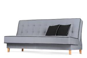 DOZER  Schlafsofa 3 Sitzer Grau - Grün