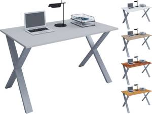 Schreibtisch Lona Weiß - Holzwerkstoff - 140 x 76 x 0 cm