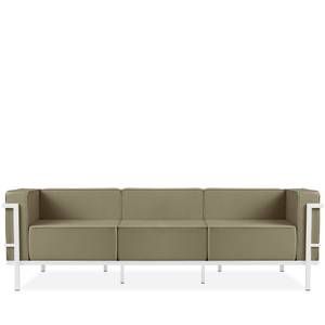 Gartensofa TRIGLO Beige - Weiß - Breite: 229 cm