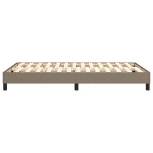 Bettgestell 3016024-3 Schwarz - Taupe - Breite: 120 cm