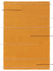 Tapis en coton Yasin Orange - 140 x 200 cm