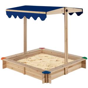 Sandkasten FE32257DE Braun - Holzwerkstoff - 121 x 120 x 121 cm