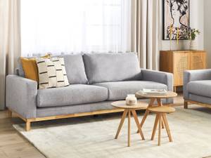 3-Sitzer Sofa SIGGARD Grau - Eiche Hell