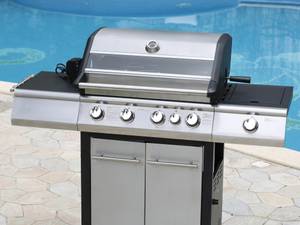 Grill ROASTY Schwarz - Metall - 56 x 121 x 148 cm