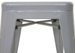 Hocker A73 (2er-Set) Grau