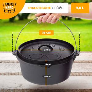 Dutch Oven "Starter" 7,2L mit Ständer 35 x 18 x 35 cm