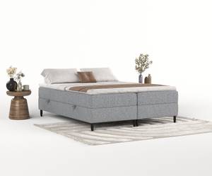 Boxspringbett Malte Grau - Breite: 200 cm - H2