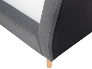 Doppelbett VIENNE Dunkelgrau - Grau - Eiche Hell - Breite: 200 cm