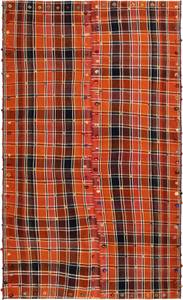 Teppich Jajim XCIX Orange - Textil - 137 x 1 x 225 cm