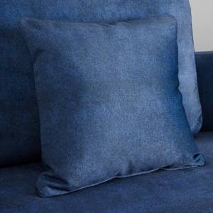 Wohnlandschaft DONNA Blau - Metall - Massivholz - Textil - 345 x 68 x 176 cm