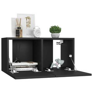 TV-Schrank 3er Set D442 Schwarz - Tiefe: 60 cm