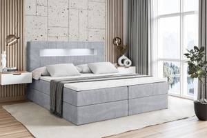 Boxspringbett - ORGOL Hellgrau - Breite: 120 cm - H3