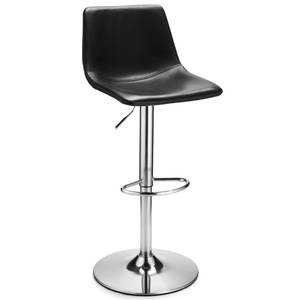 Chaises de bar Lukas Noir Lot de 2 Noir - Métal - Matière plastique - 46 x 89 x 57 cm