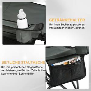 Campingstuhl Ivy（2er set） Grau