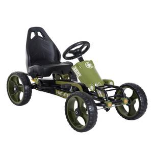 Kinderkart 341-025 Grün - Kunststoff - 54 x 61 x 105 cm