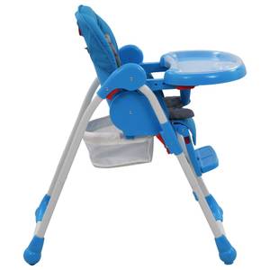 Baby-Hochstuhl 298758 Blau - Grau