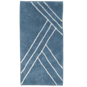 Tapis de bain 60x120cm Bleu