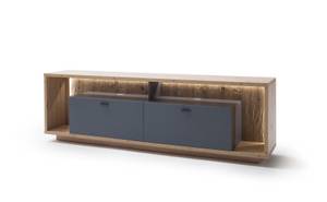 Wohnzimmer Liam 41 (4-teilig) mit LED Grau - Holzwerkstoff - Holzart/Dekor - 401 x 209 x 40 cm