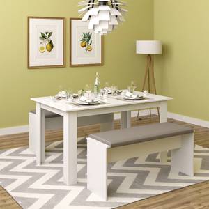 Tischgruppe „Sentio“ Weiß Weiß