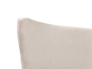 Lit double CHALEIX Beige - Doré - Gris - Taupe - Largeur : 168 cm