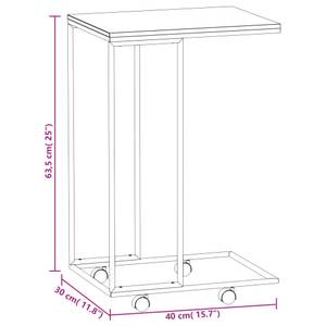 Beistelltisch 3006851 Weiß - 40 x 64 x 30 cm