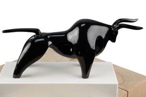 Skulptur Dark Spirit Schwarz - Kunststein - Kunststoff - 28 x 16 x 10 cm
