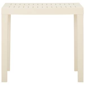 Table de jardin Blanc - Matière plastique - 79 x 72 x 79 cm