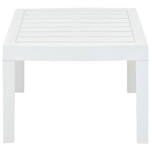 Table de jardin 3000774 Blanc - Matière plastique - 55 x 38 x 78 cm