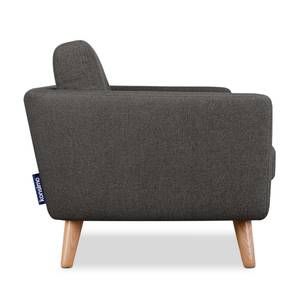 TAGIO II Sofa 2 Personen Braun - Grau - Massivholz - 153 x 80 x 88 cm