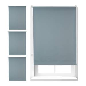 Lot de 4 stores enrouleurs gris 80 x 165 cm