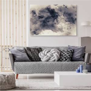 Leinwandbild Abstrakt Wolken Nebel 70 x 50 x 50 cm