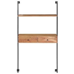 Tisch 247694 Braun - Metall - Massivholz - Holzart/Dekor - 90 x 170 x 40 cm