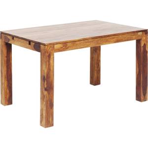 Table à rallonges Momo Marron - Bois massif - 120 x 75 x 80 cm