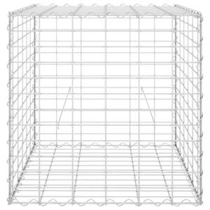 Gabionen-Hochbeet 60 x 60 x 60 cm