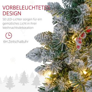 Weihnachtskranz 830-847V01GN Grün - Kunststoff - 60 x 10 x 60 cm