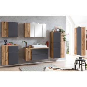 Badmöbel Set VASTO-GREY (6-tlg.) Braun - Holzwerkstoff - 105 x 200 x 47 cm