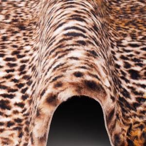 Fellteppich Pearl Leopard Braun - 120 x 170 cm
