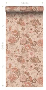 Tapete Blumenmuster 7105 Orange - 50 x 900 x 900 cm