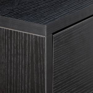 Konsolentisch schwarz Schwarz - Holzwerkstoff - Metall - 110 x 81 x 40 cm