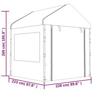 Gazebo avec toit 3028534 228 x 223 cm