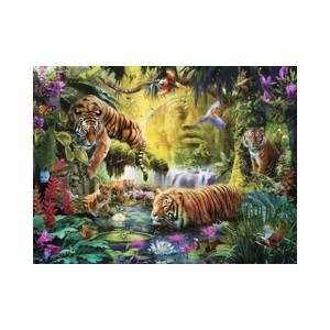 Puzzle Idylle am Wasserloch 1500 Teile Papier - 28 x 6 x 38 cm